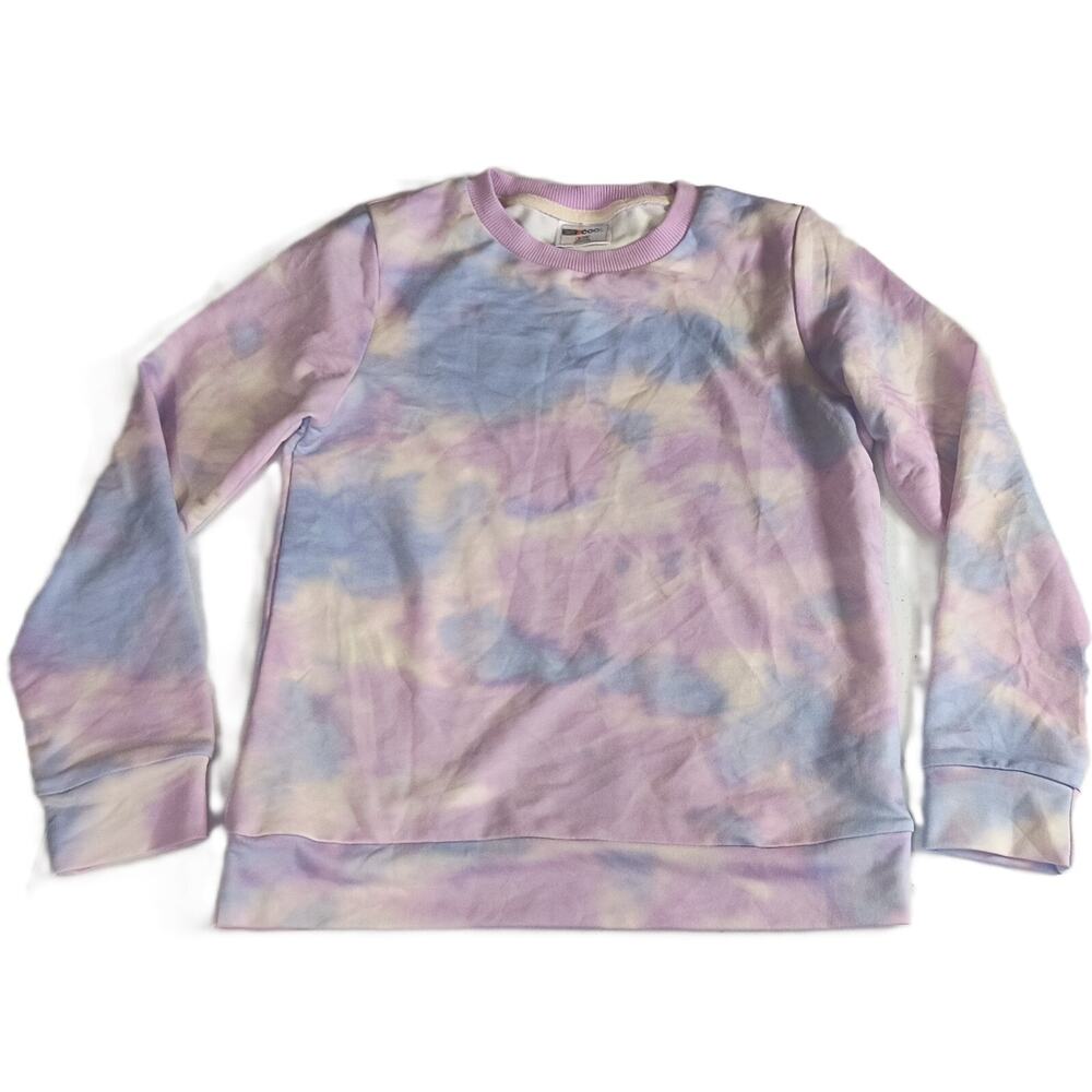 32 Degrees Cool Girl's Tie-Dye Pink Pullover Crew Neck Sweatshirt Sz S G001